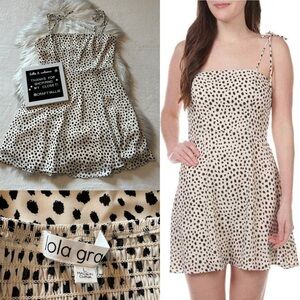 Lola Grace by Dry Goods Spotted Sundress | Women’s Large